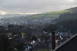 Greens on the hill and the playing fields